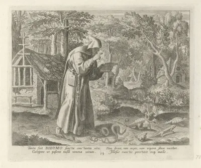 Didymus van Nitria als kluizenaar