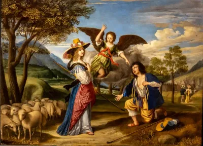 Die Begnung von Jakob und Rahel