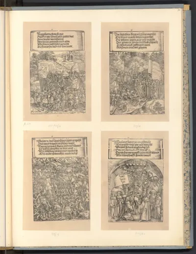 Die Ehrenpforte Kaiser Maximilians I. (Teildarstellung)