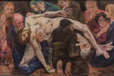 Die Grablegung (Entwurf)