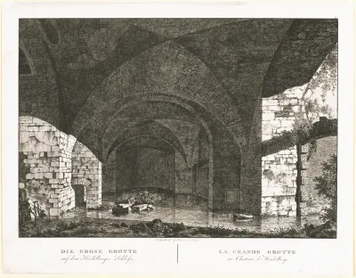 Die Grosse Grotte auf dem Heidelberger Schlosse (The Large Grotto at Heidelberg Castle)
