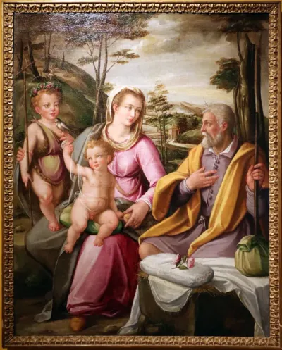 Die Heilige Familie mit dem Johannesknaben