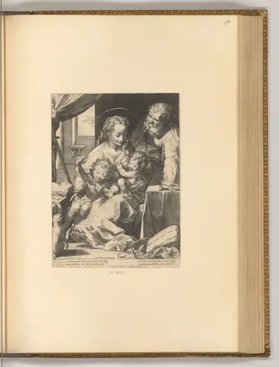 Die Heilige Familie mit der Katze