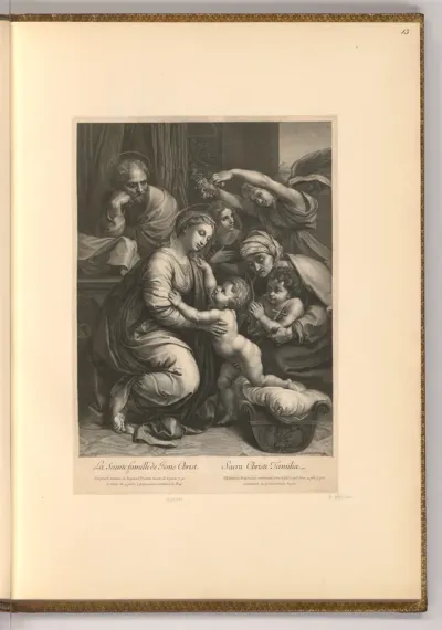Die heilige Familie von Franz I.