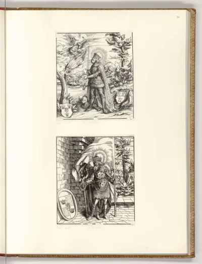 Die Heiligen aus der Sipp-, Mag- und Schwägerschaft des Kaisers Maximilian I.: Der heilige Clodoueus; Der heilige Mauricius