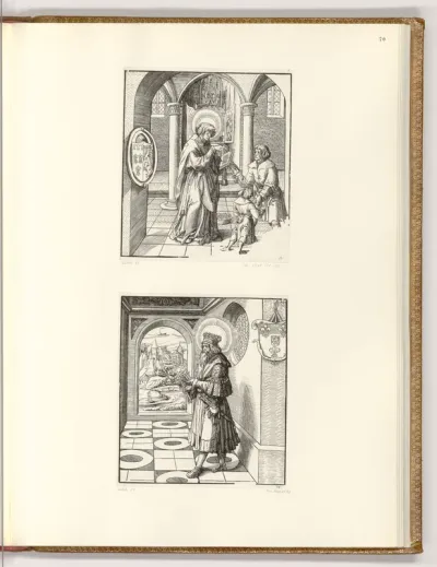 Die Heiligen aus der Sipp-, Mag- und Schwägerschaft des Kaisers Maximilian I.: Der heilige Colomanus; Der heilige Dagobertus