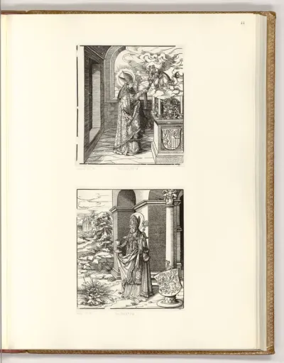 Die Heiligen aus der Sipp-, Mag- und Schwägerschaft des Kaisers Maximilian I.: Der heilige Hubertus; Der heilige Cunradus
