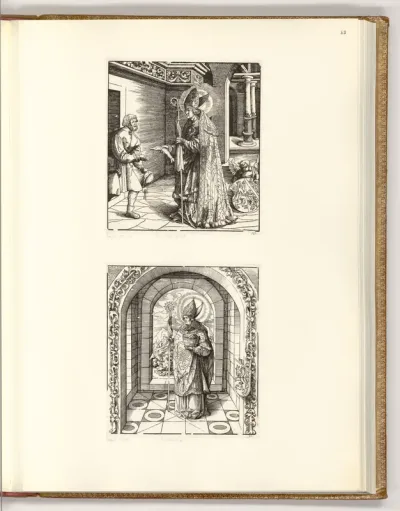 Die Heiligen aus der Sipp-, Mag- und Schwägerschaft des Kaisers Maximilian I.: Der heilige Vdalricus; Der heilige Rupertus