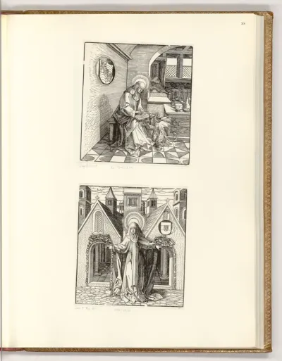 Die Heiligen aus der Sipp-, Mag- und Schwägerschaft des Kaisers Maximilian I.: Die heilige Madelbertha; Die heilige Rega