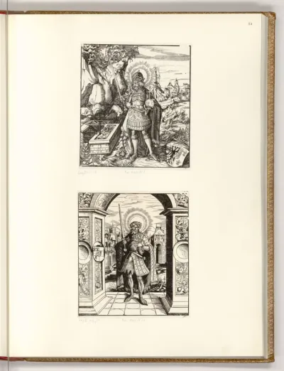 Die Heiligen aus der Sipp-, Mag- und Schwägerschaft des Kaisers Maximilian I.: Karolus Magnus; Der heilige Rulandus