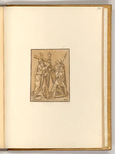 Die heiligen Longinus und Andreas