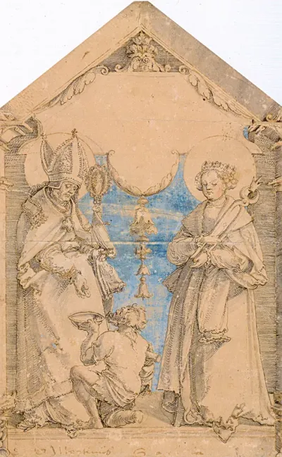 Die Heiligen Martin und Apollonia