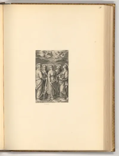 Die Heiligen Paulus, Johannes, Cecilia, Petrus und Maria Magdalena