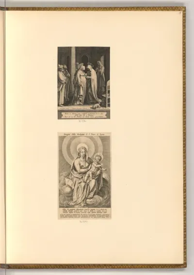 Die Heimsuchung; Maria mit Kind