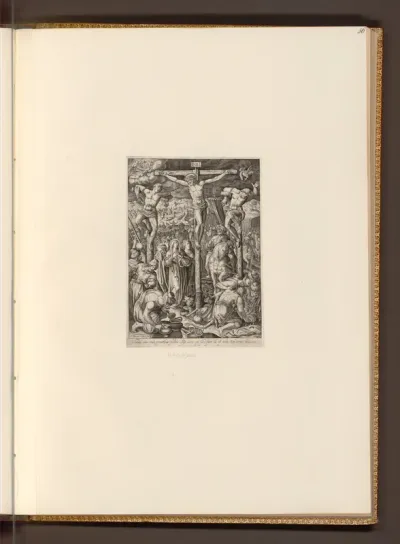 Die Kreuzigung Christi, figurenreich