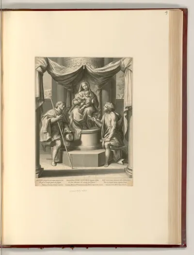 Die Madonna mit hll. Rochus und Sebastian