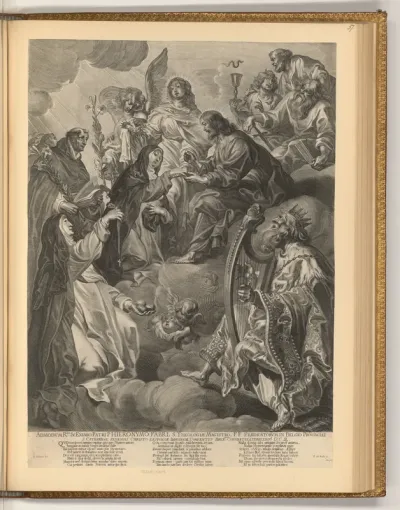 Die mystische Hochzeit der heiligen Katharina von Siena