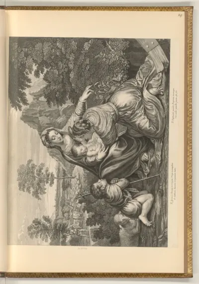 Die mystische Vermählung von Katharina mit Jesus