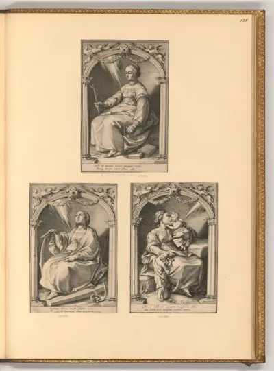 Die neun Musen (als christliche Tugenden)
