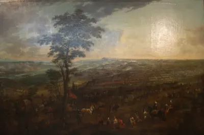Die Schlacht bei Almenara am 27. Juni 1710
