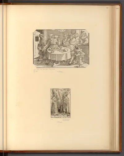 Die Schule der Kupplerin, Ritter und Dame