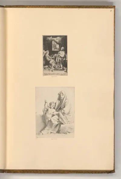 Die Verkündigung an Maria (nach Federico Barrocci); Maria mit dem Kind und Rosenkranz