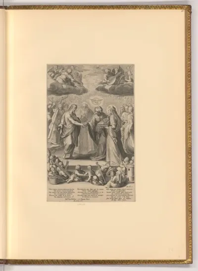 Die Vermählung Christi mit der Kirche (Allegorie)