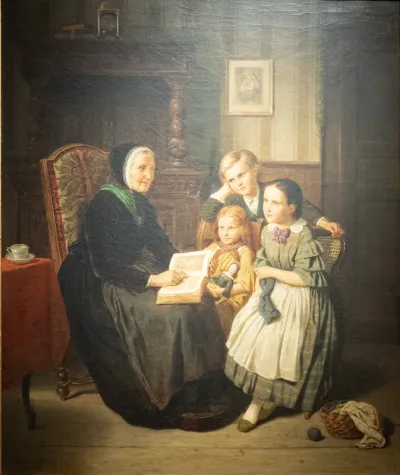 Die vorlesende Großmutter