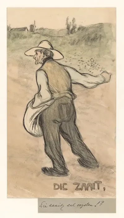 Die zaait, [zal oogsten]