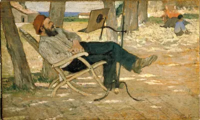 Diego Martelli in Castiglioncello