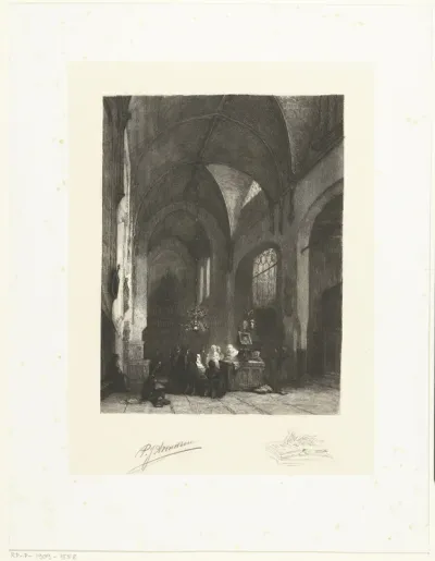 Dienst in een kloosterkerk