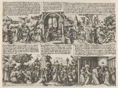 Different Scenes from the Gospels and from Acta Aposotolorum