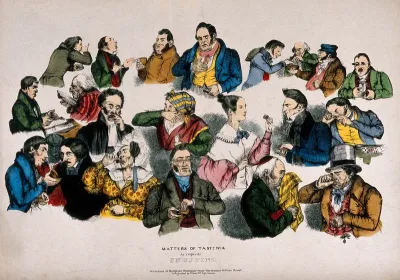 Different types of snuff takers