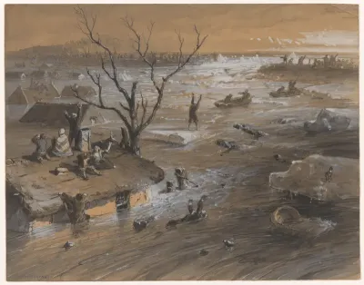 Dijkbreuk te Brakel, 4 januari 1861
