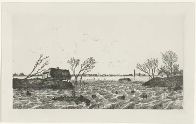 Dijkdoorbraak bij Dreumel, 1855