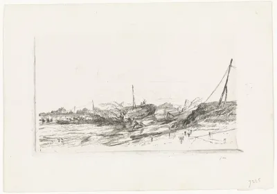 Dijkdoorbraak te Arnhem, 1855