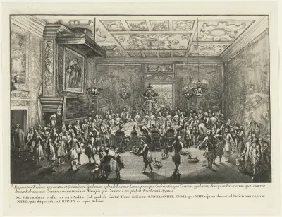 Diner ter ere van de intocht van Leopold I in Brussel, 1686