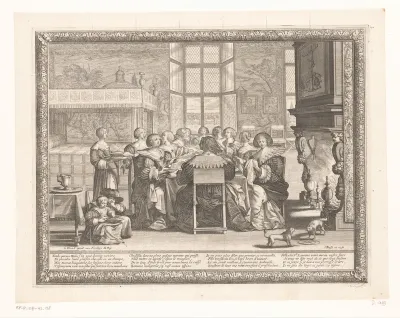 Dinerende vrouwen aan een tafel