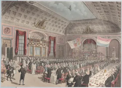 Dinner in Celebration of the Emancipation of Holland from France, City of London Tavern, Bishopsgate, December 14, 1813