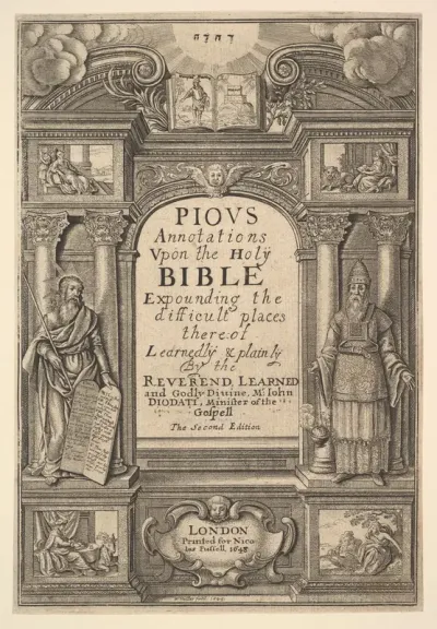 Diodati. Pious Annotations