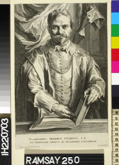 Diodorus Tuldenus, lakitieteen professori Louvainissa