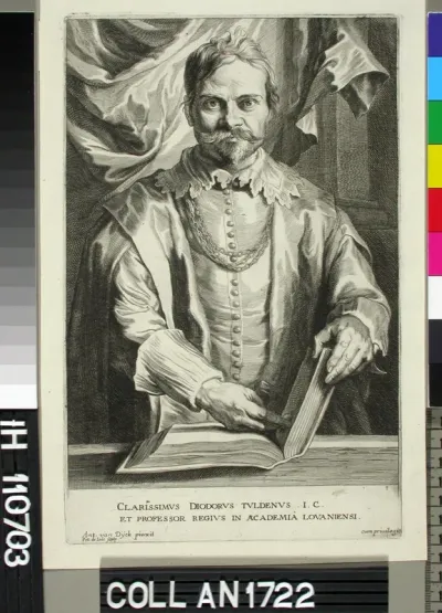 Diodorus Tuldenus, puolivartalokuva
