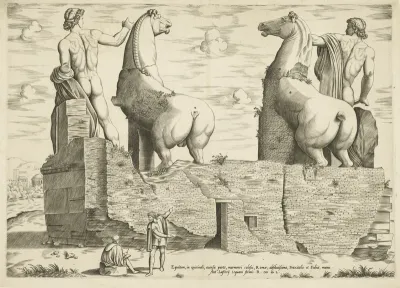 Dioscuren, van achteren gezien