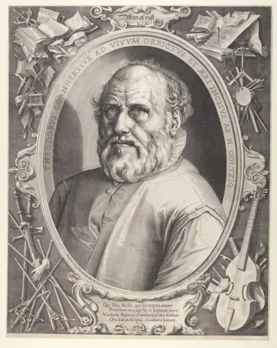 Dirck Volkertsz. Coornhert (with frame)