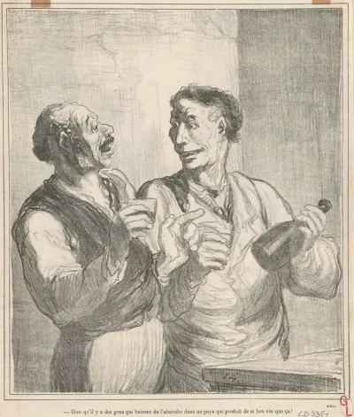 Dire qu'il y a des gens qui boivent de l'absinthe ...