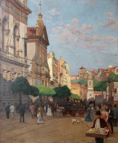 Direita Street (currently Primeiro de Março Street), Rio de Janeiro