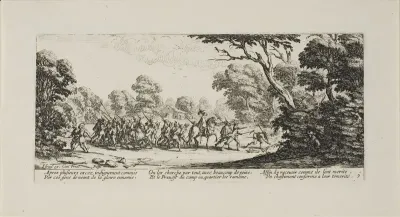 Discovery of the Criminal Soldiers, plate nine from The Miseries of War