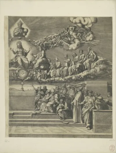 Dispuut over het Heilige Sacrament (rechter deel)
