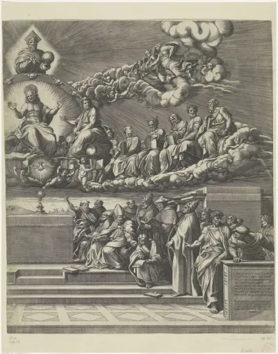 Dispuut over het Heilige Sacrament (rechter deel)