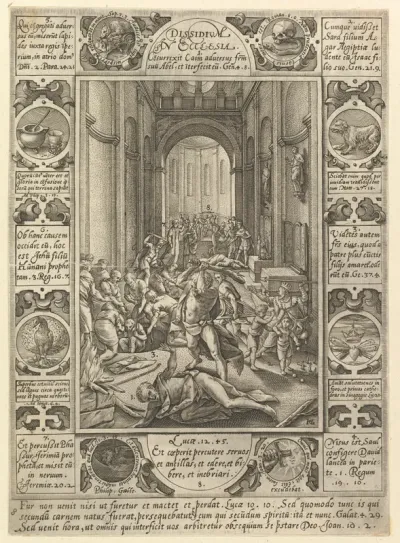 Dissidium In Ecclesia, from "Allegories of the Christian Faith, from Christian and Profane Allegories"